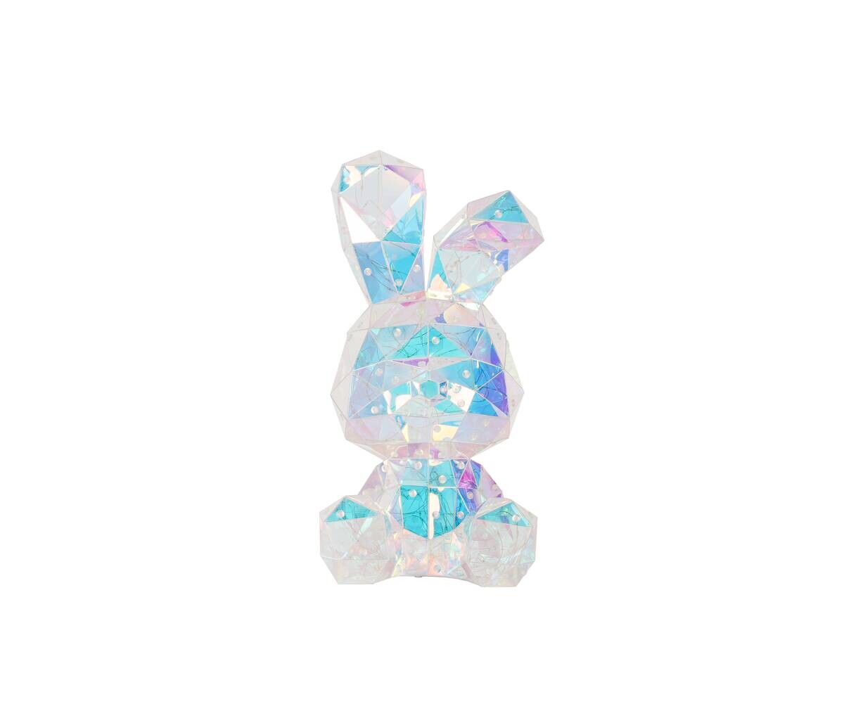 Nolo LED-Dekoleuchte Hase transparent