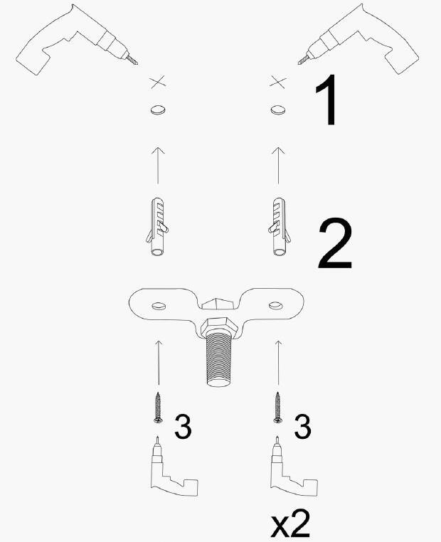 Opviq Pendelleuchte Elmas-3556 schwarz gold B/H/T/L/D: ca. 51x130x51x51x51 cm E27 3 Brennstellen