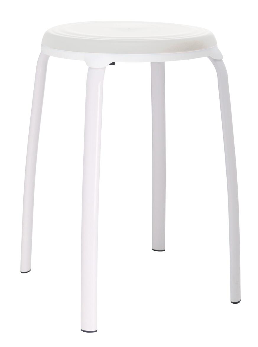 Axentia Badhocker Graz weiß Eisen