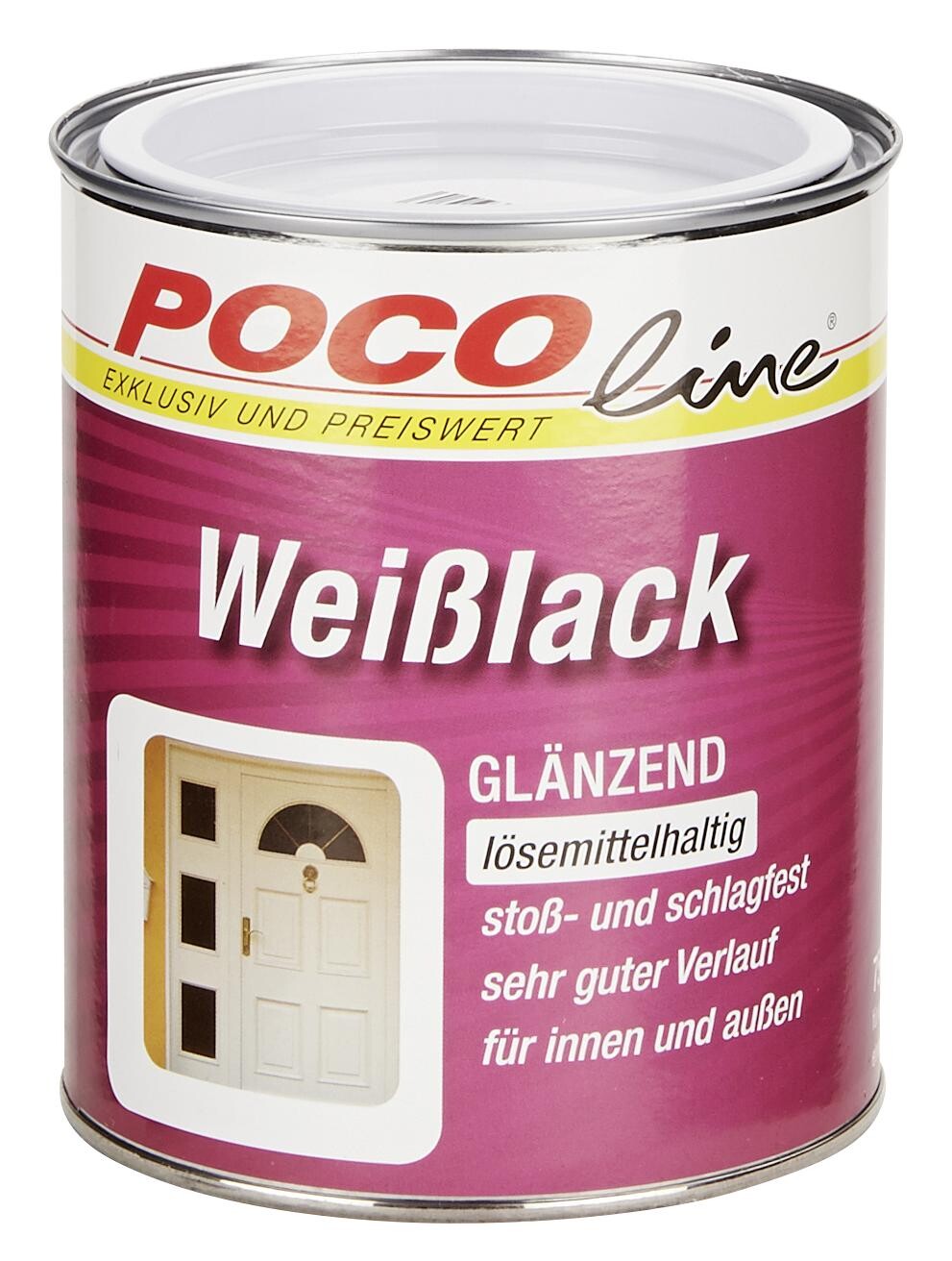 Weißlack weiß glänzend ca. 0,75 l