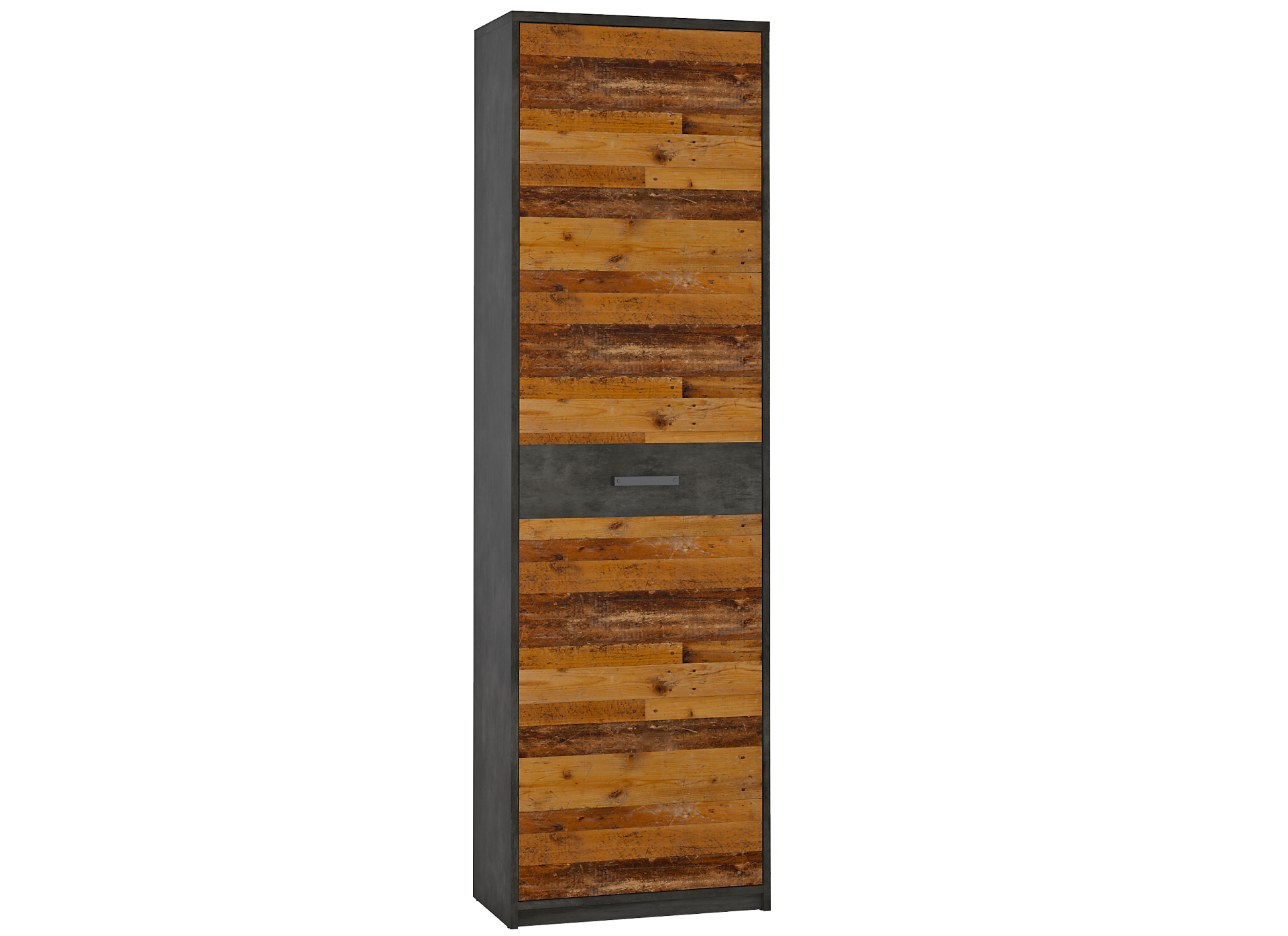 Garderobenschrank Perugia Fresko Nachbildung Old Wood Nachbildung B/H/T: ca. 59x197x34 cm