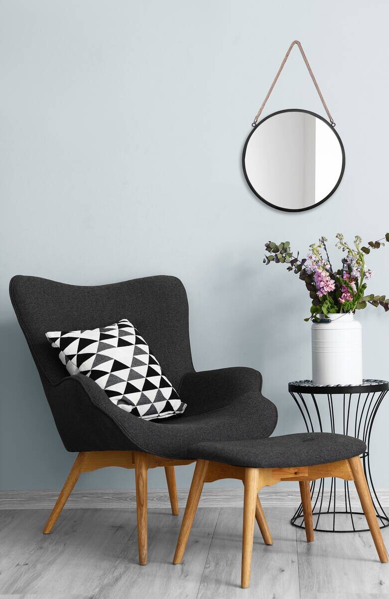 Mirrors&More Wandspiegel TAIRA schwarz T/D: ca. 3,5x40 cm