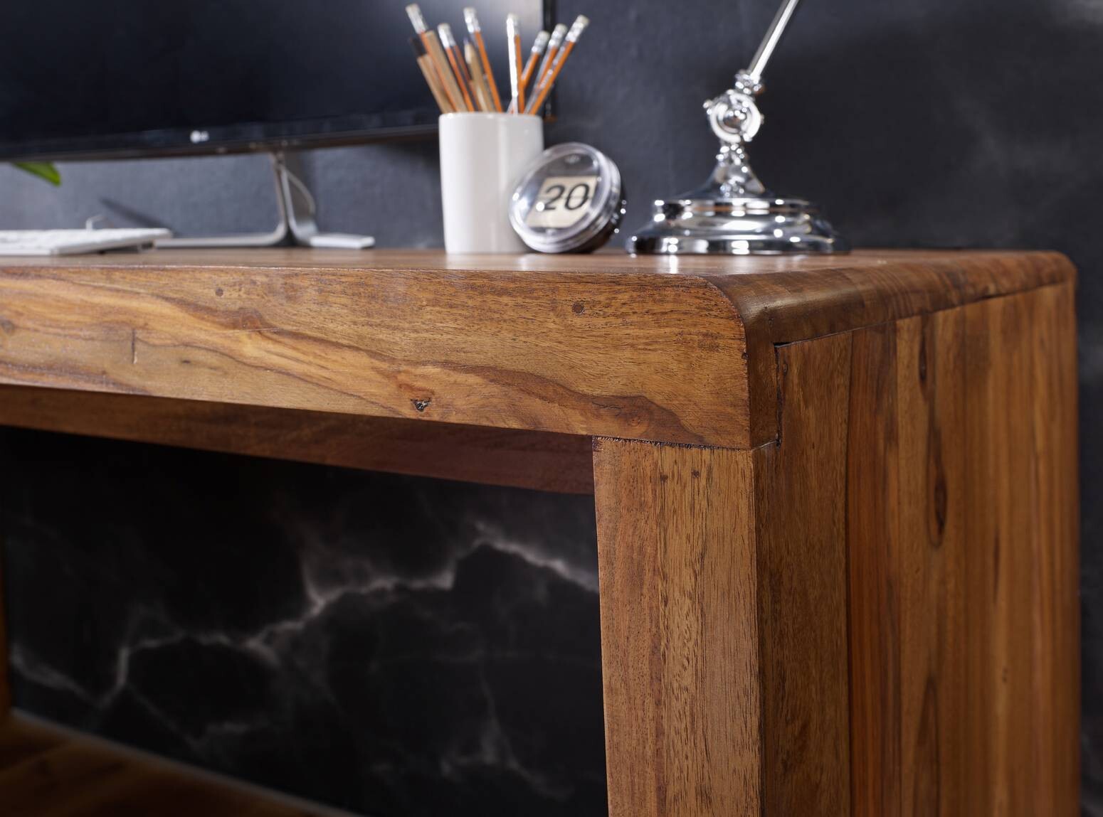 Schreibtisch natur B/H/T: ca. 120x76x60 cm