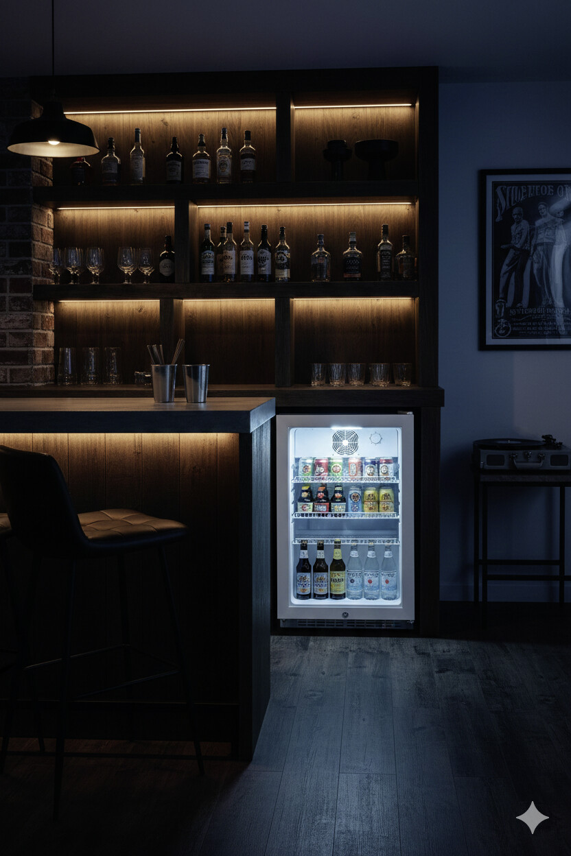 POCOline Kühlschrank GTK84-118CW weiß B/H/T: ca. 54x84x54,5 cm