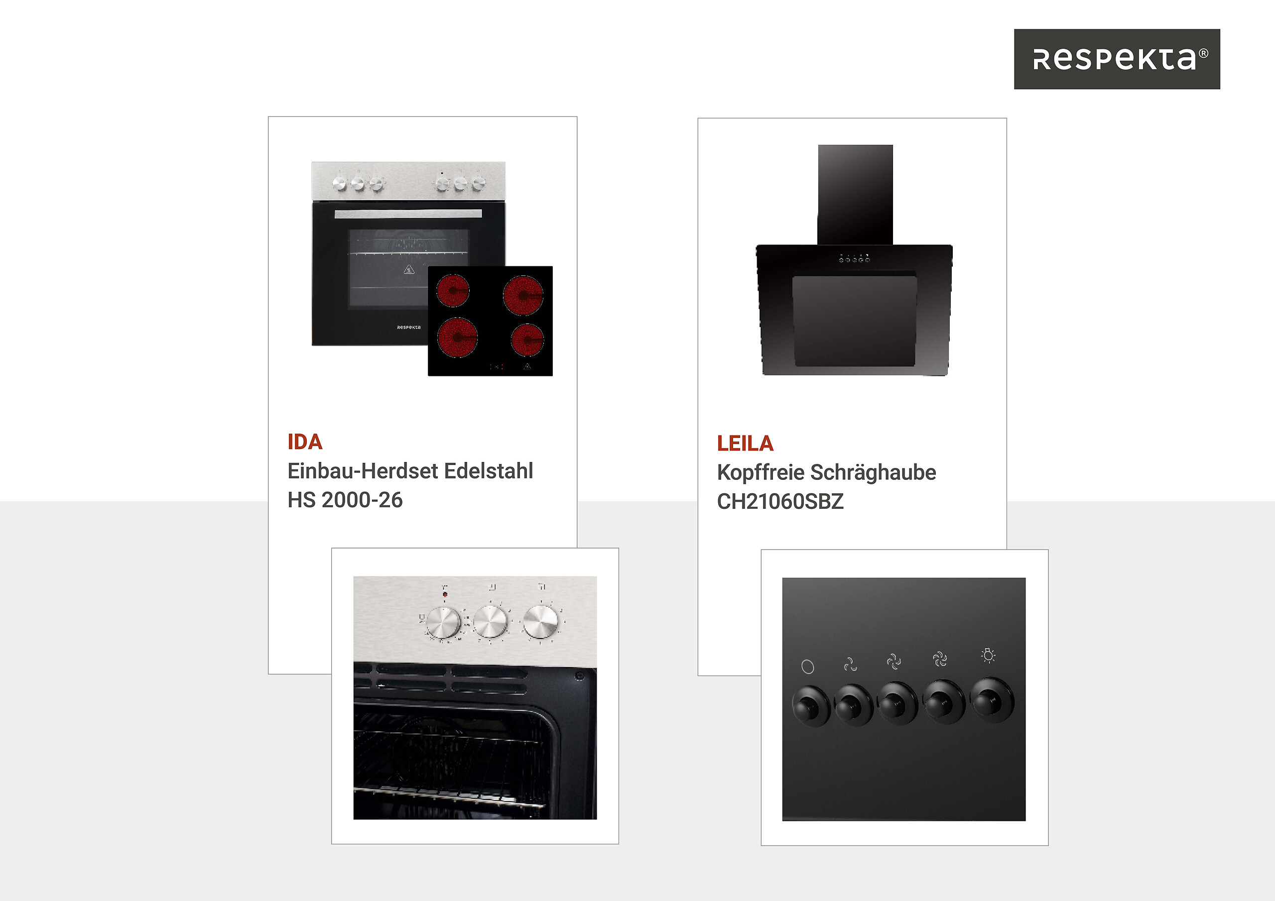 Respekta Küchenblock Malia Beton Optik B/H/T: ca. 270x200x60 cm