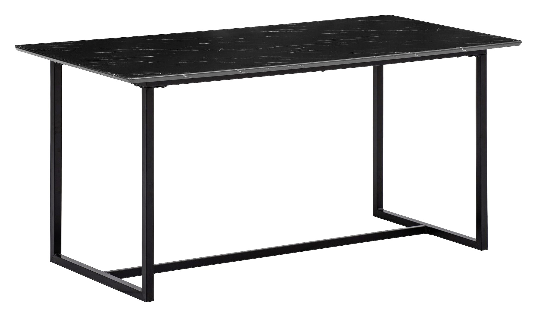 Esstisch schwarz Marmor Optik B/H/T: ca. 160x76x80 cm Esstisch schwarz Marmor Optik B/H/T: ca. 160x76x80 cm