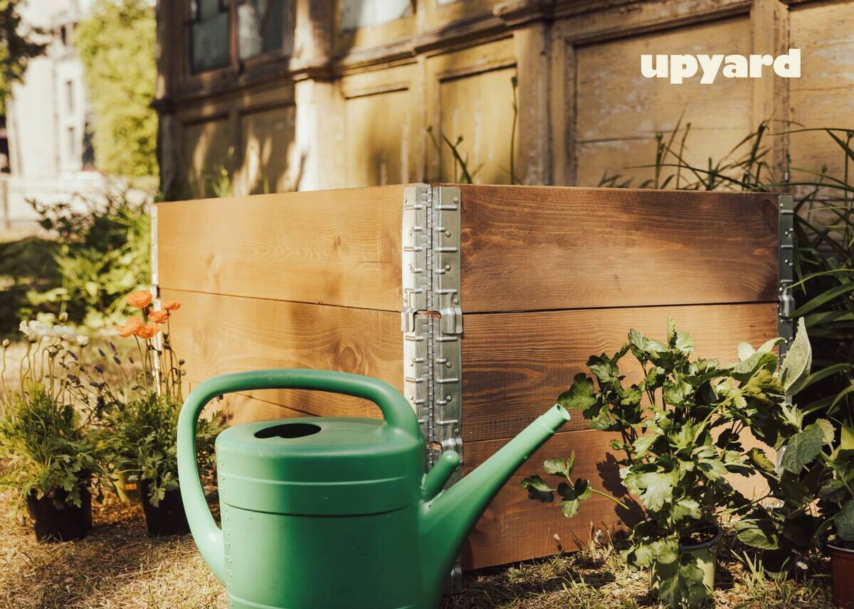 UPYARD Hochbeet INDUSTRIAL braun Holz B/L: ca. 80x120 cm