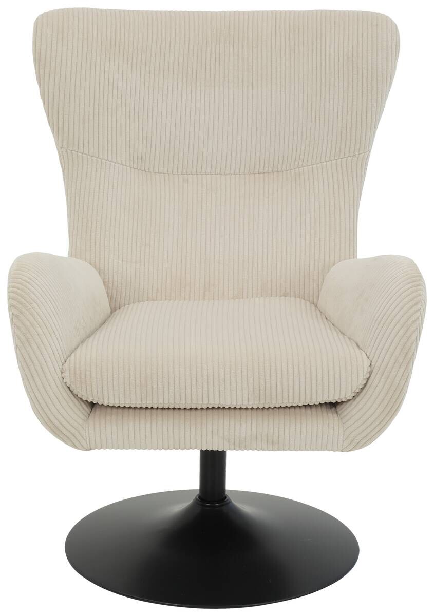 Sessel Samos beige Microfaser B/H/T: ca. 72x96x81 cm