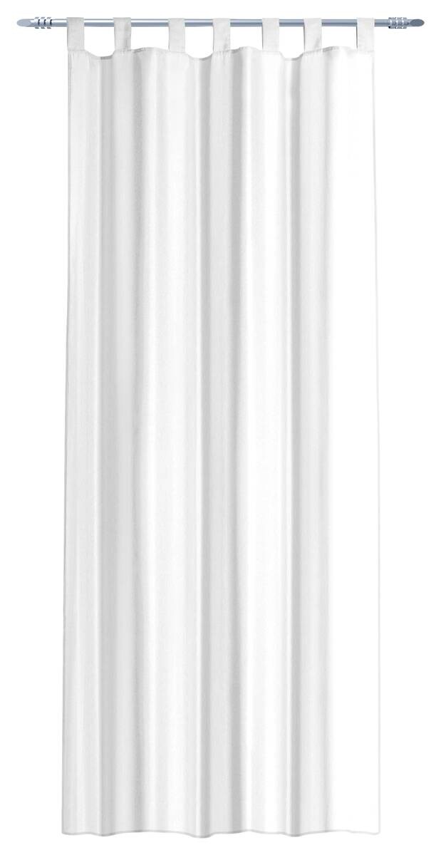 POCOline Schlaufenvorhang Silk weiß B/L: ca. 140x225 cm