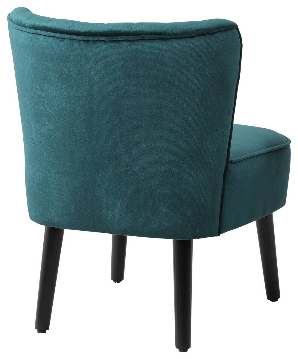 Sessel Emily grün Microfaser B/H/T: ca. 57x76x72 cm