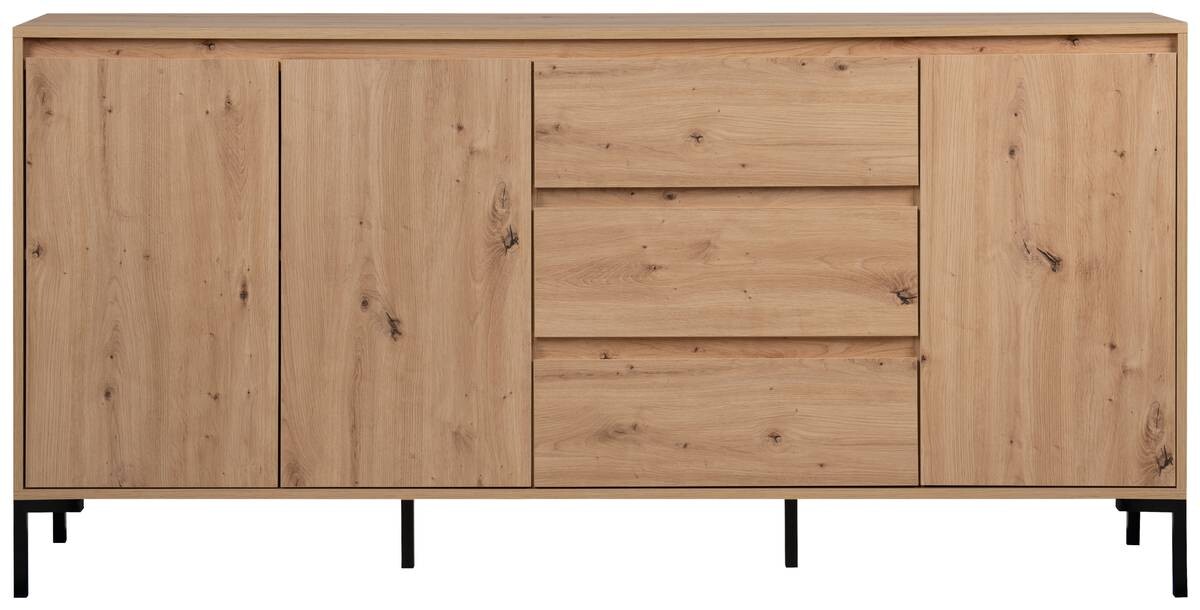 Sideboard Korsika Eiche Artisan Nachbildung B/H/T: ca. 170x87x40 cm