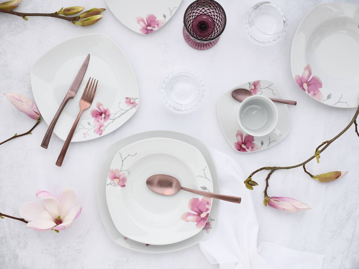 CreaTable Kombiservice Amelie multicolor Porzellan 30 tlg.