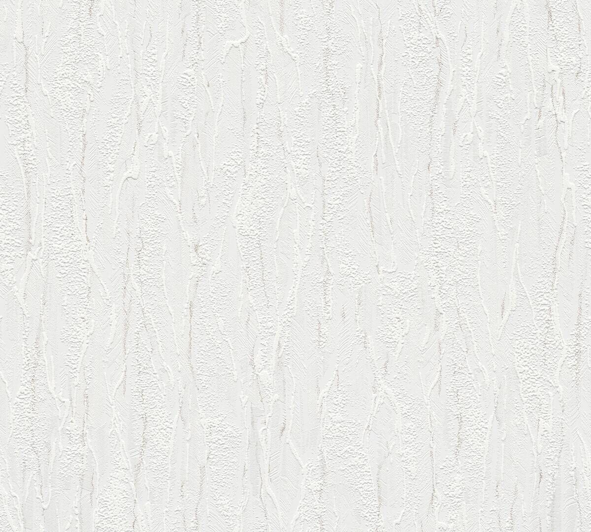 A.S.Creation Papiertapete weiß grau B/H/D: ca. 53x1005x11 cm
