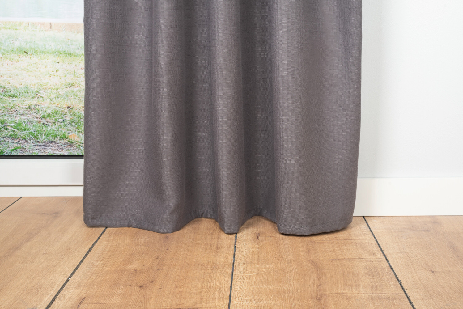 Ösenvorhang BALANCE grau B/L: ca. 135x245 cm