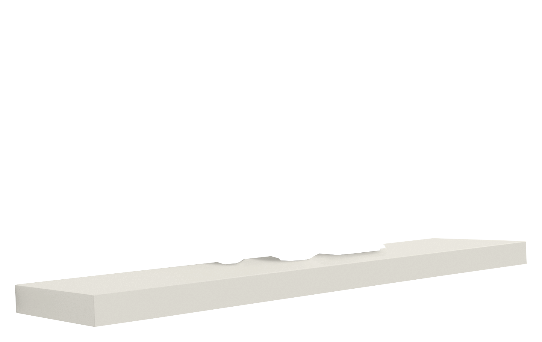 Wandboard Shelvy 80 weiß B/H/T: ca. 80x4x24 cm