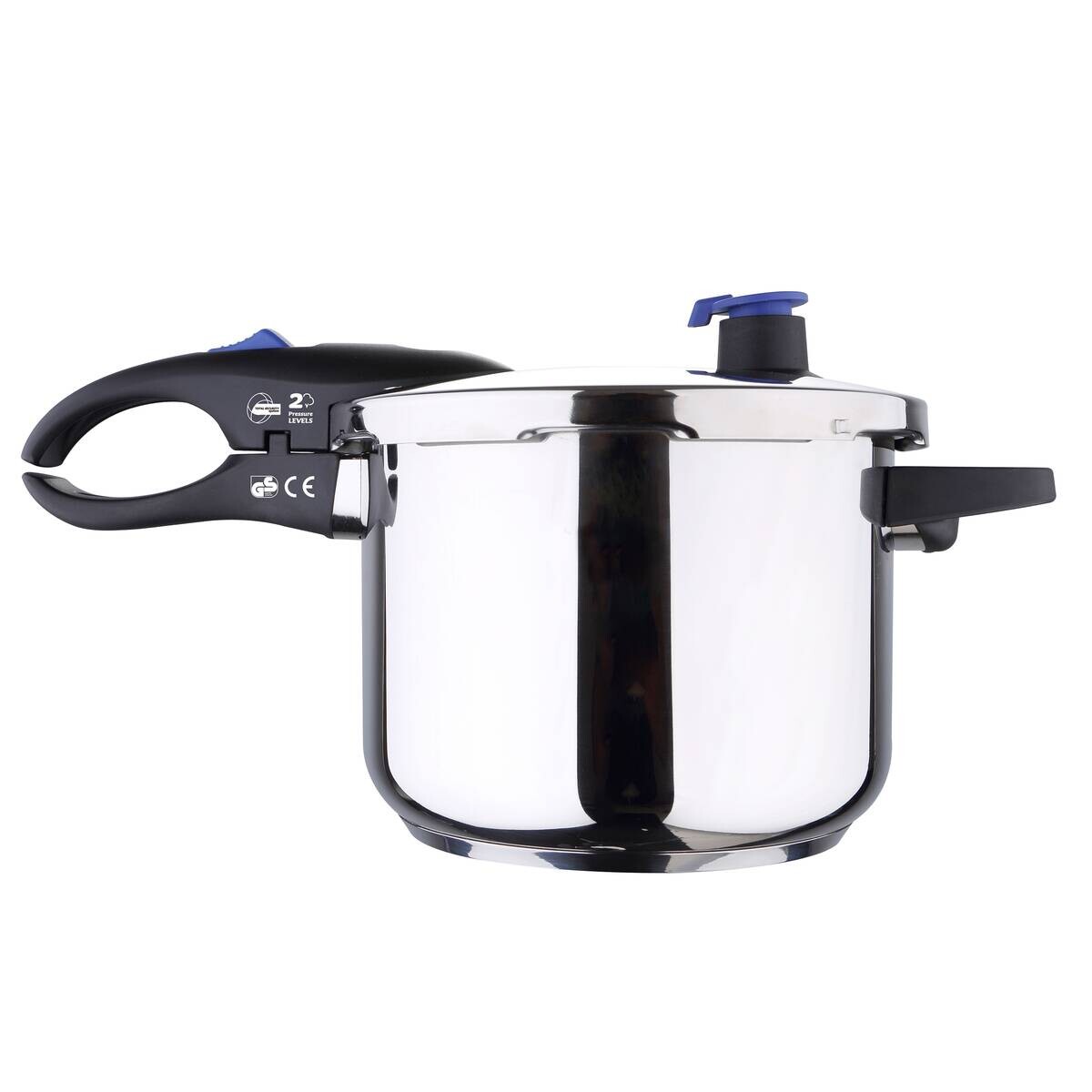 SAN IGNACIO Schnellkochtopf DUERO silber Edelstahl B/H/L: ca. 27x23x42 cm