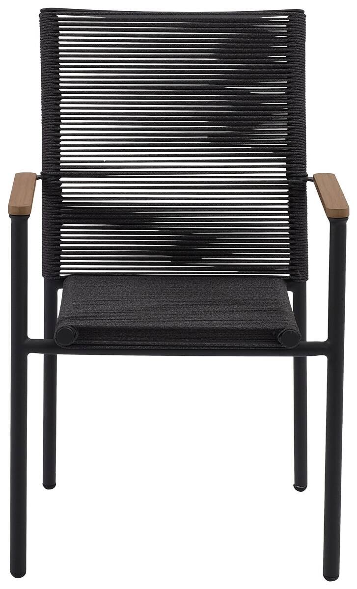 POCOline Gartenstuhl Turin dunkelgrau Webstoff B/H/L: ca. 60x87x56 cm