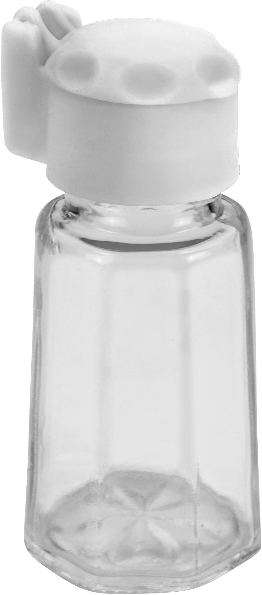 Metaltex Salz-/Pfefferstreuer weiß Glas