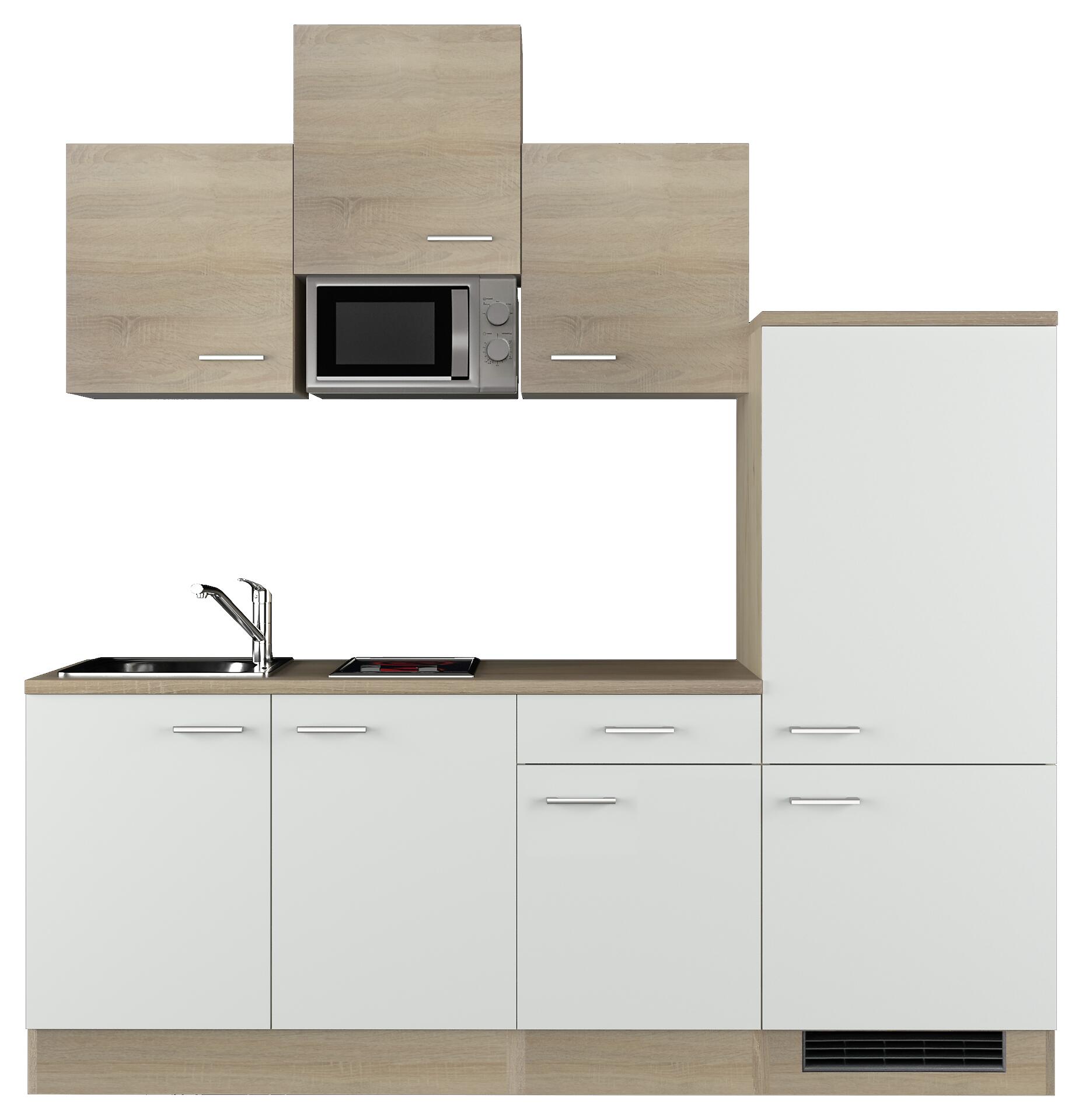 Küchenblock Samoa weiß B/H/T: ca. 210x226x60 cm