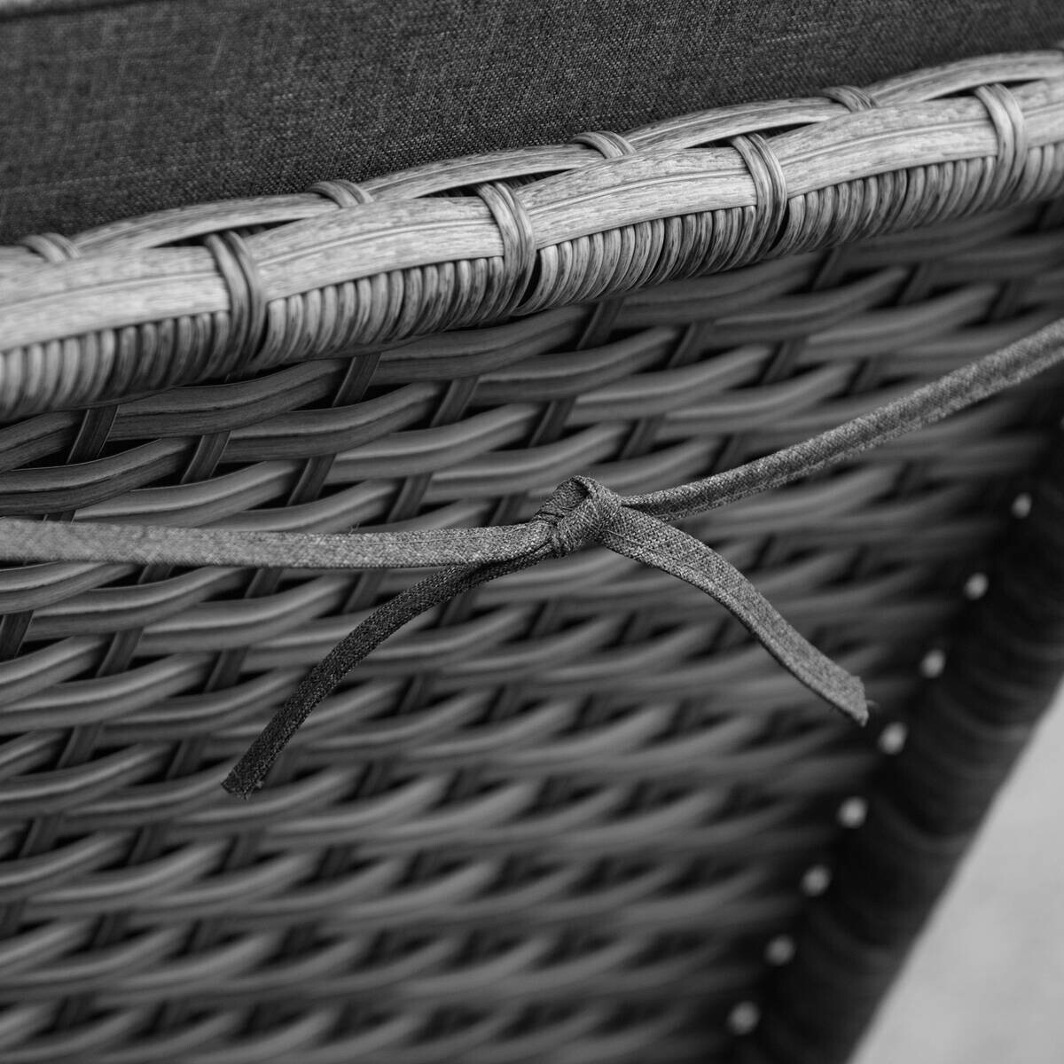 Outsunny Gartenliege grau Polypropylen B/H/L: ca. 62,5x192x52,5 cm