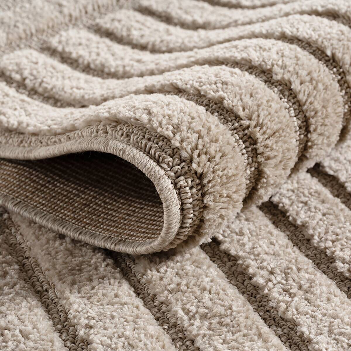 Ayyildiz Kurzflorteppich ART beige B/H/L: ca. 120x0,8x120 cm