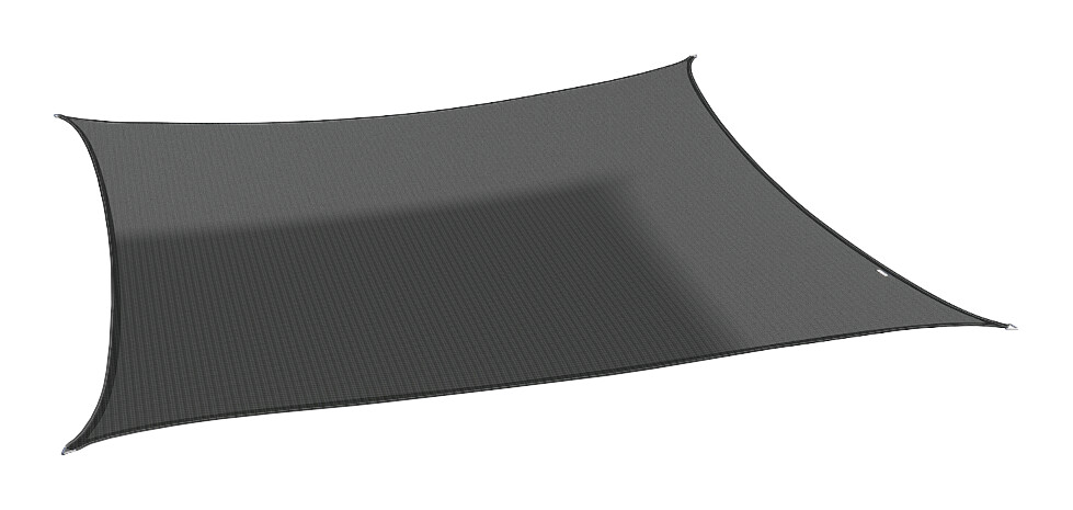 PLATINUM Sonnensegel Coolfit schwarz Polyethylen B/H/L: ca. 500x1x500 cm