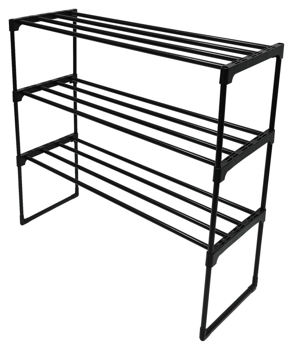 Schuhregal Bibi schwarz B/H/T: ca. 67x51x29 cm