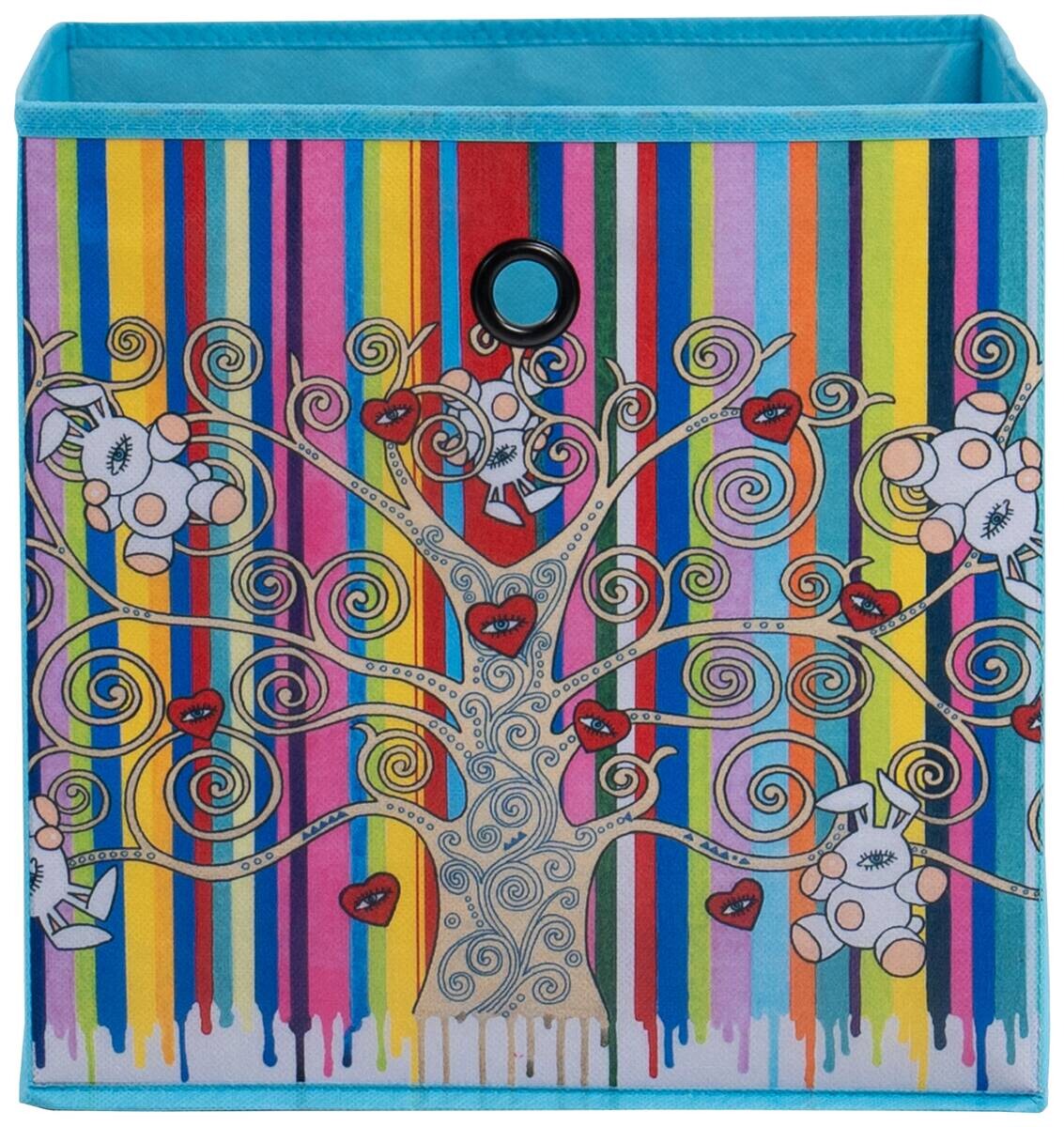 Stoffbox Stoffbox türkis B/H/T: ca. 32x32x32 cm