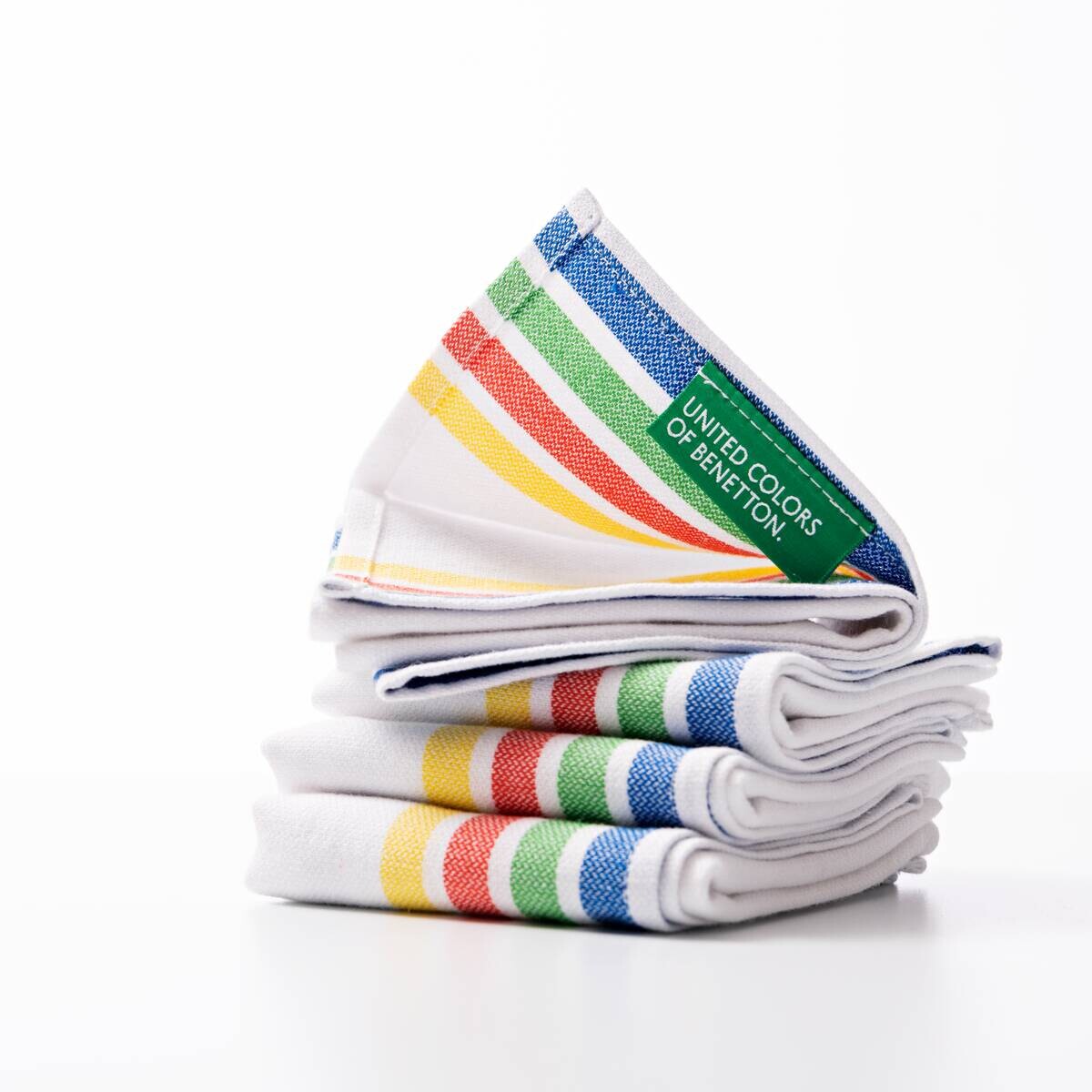 BENETTON Platzmattenset Rainbow multicolor Baumwolle B/L: ca. 30x45 cm