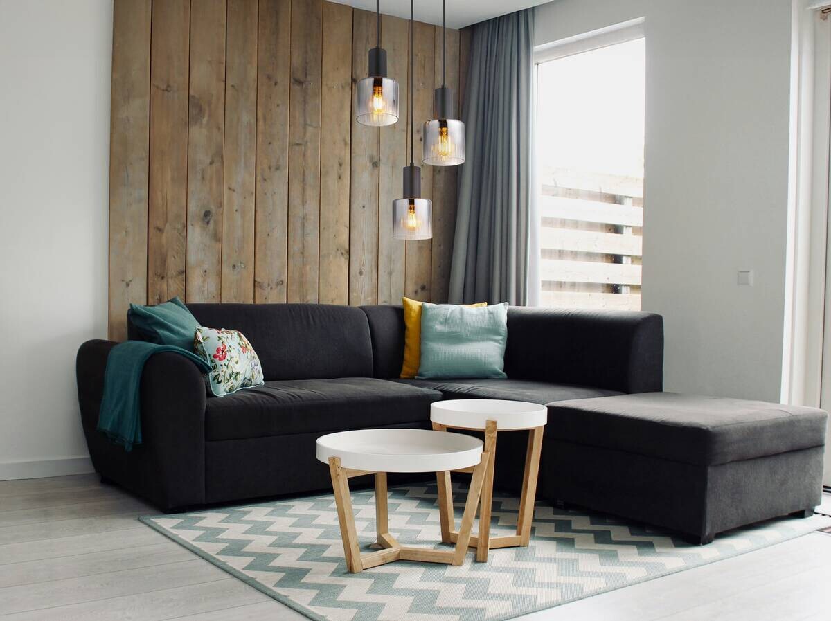 GLOBO Pendelleuchte Jack klar Rauch schwarz Glas Metall H/D: ca. 150x27 cm E27 3 Brennstellen