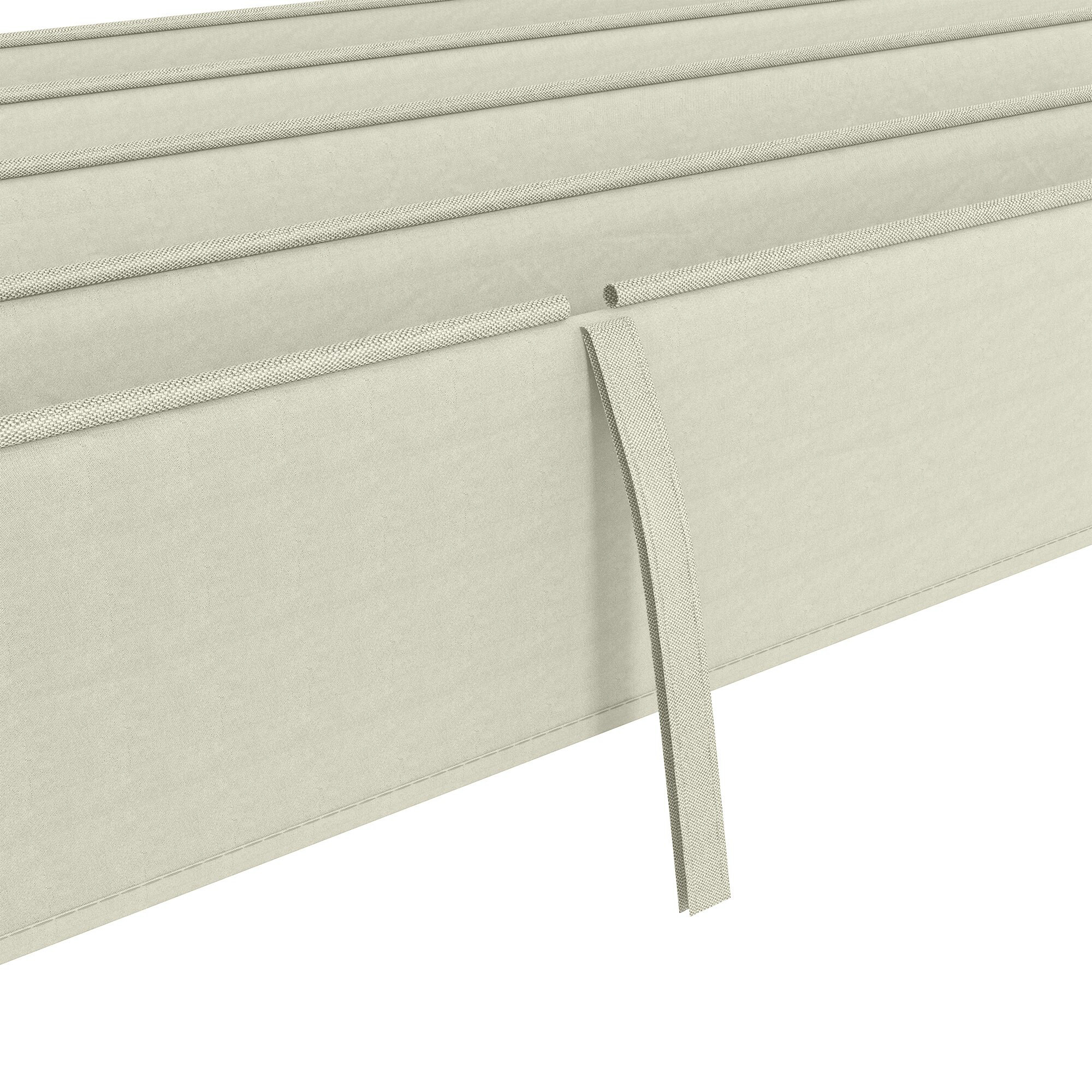 Outsunny Ersatzdach cremeweiß Polyester B/H/L: ca. 245x23x286 cm