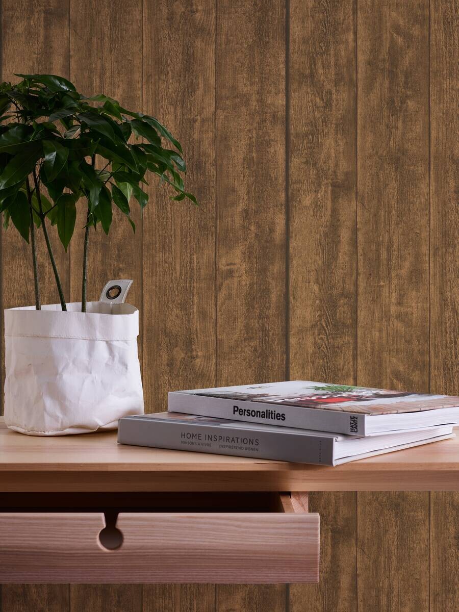 A.S.Creation Vliestapete braun B/H/D: ca. 53x1005x9 cm