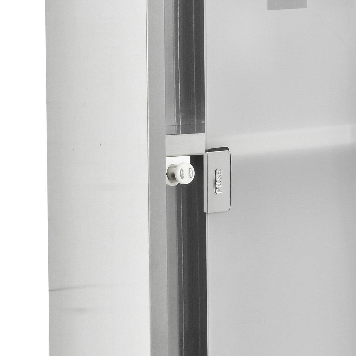 Medizinschrank silber Polypropylen B/H/L: ca. 12x20x58 cm