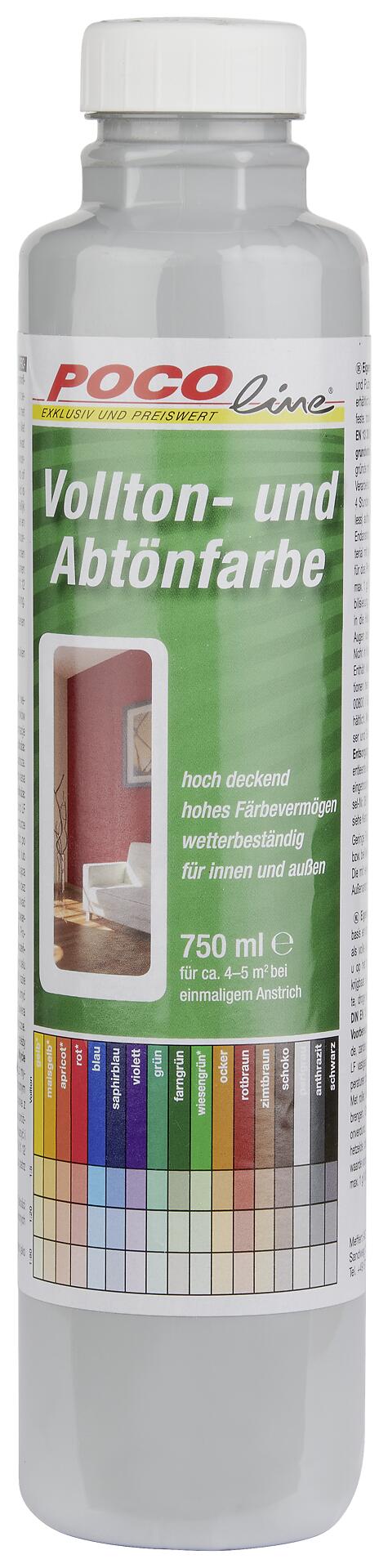 POCOline Vollton- und Abtönfarbe perlgrau ca. 0,75 l