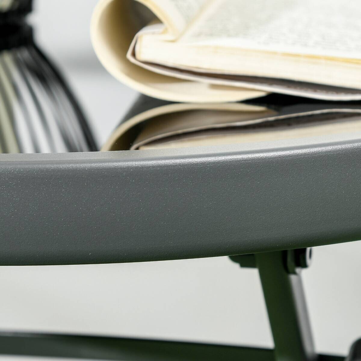 Outsunny Bistro-Set hellgrau Mesh B/H/L: ca. 64x93x53,5 cm