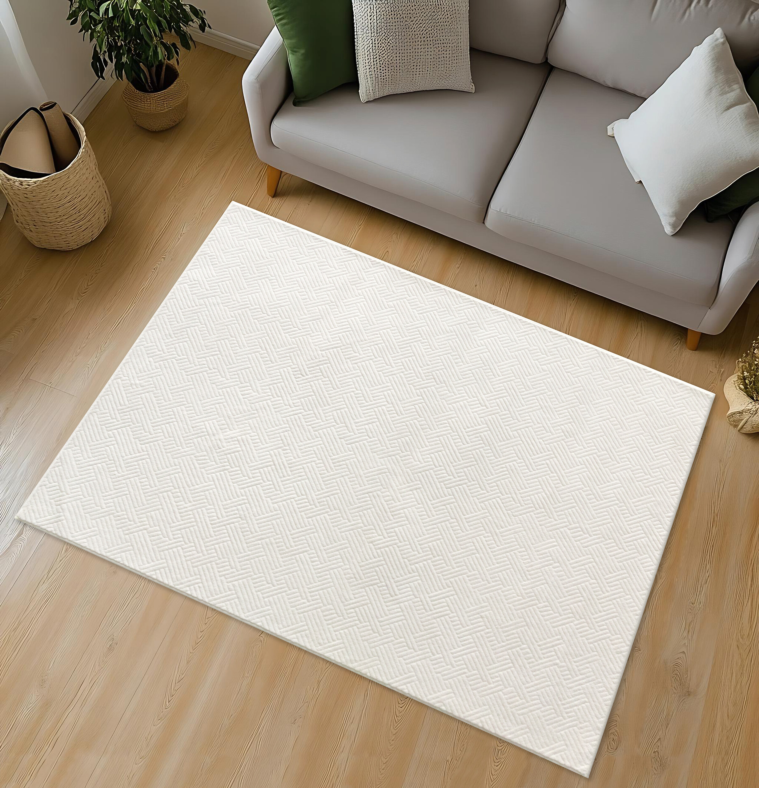 Fellimitat Monaco beige B/L: ca. 80x150 cm