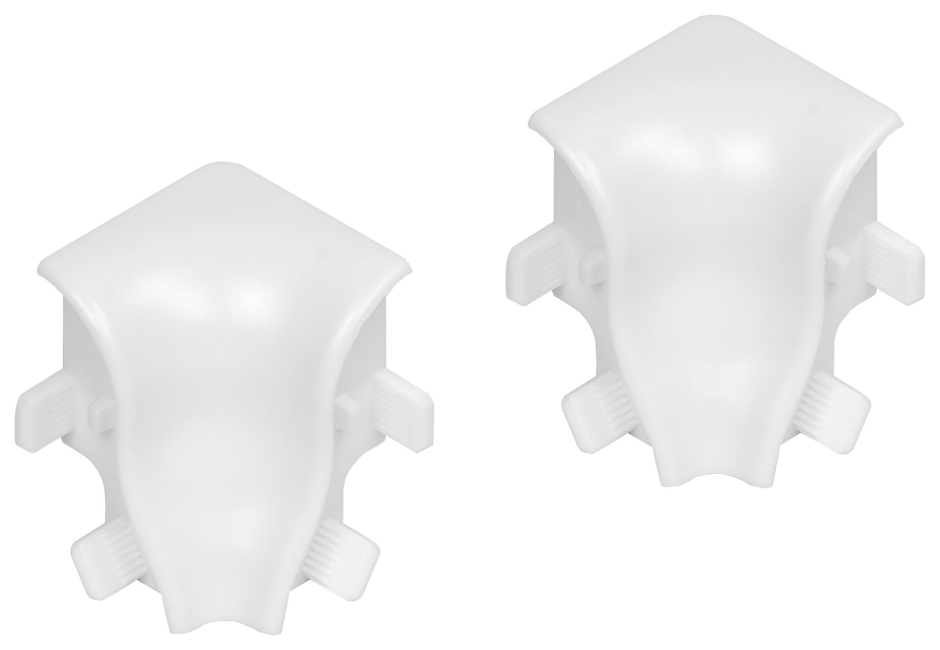 Innenecke weiß L/B/H: ca. 3,43x3,43x4,25 cm