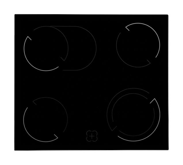 PKM Einbauherdset BIC4-2KB GKU IX2 B/H/T: ca. 59,5x59,5x50 cm