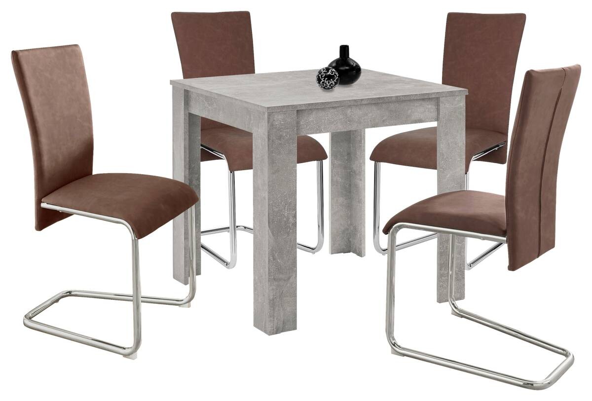 Tisch NEPAL Beton Optik B/H/T: ca. 80x75x80 cm