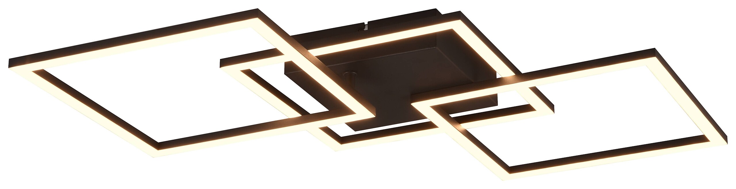 Reality LED-Deckenleuchte Trail schwarz Metall B/H/T: ca. 74x7x35 cm 1 Brennstellen
