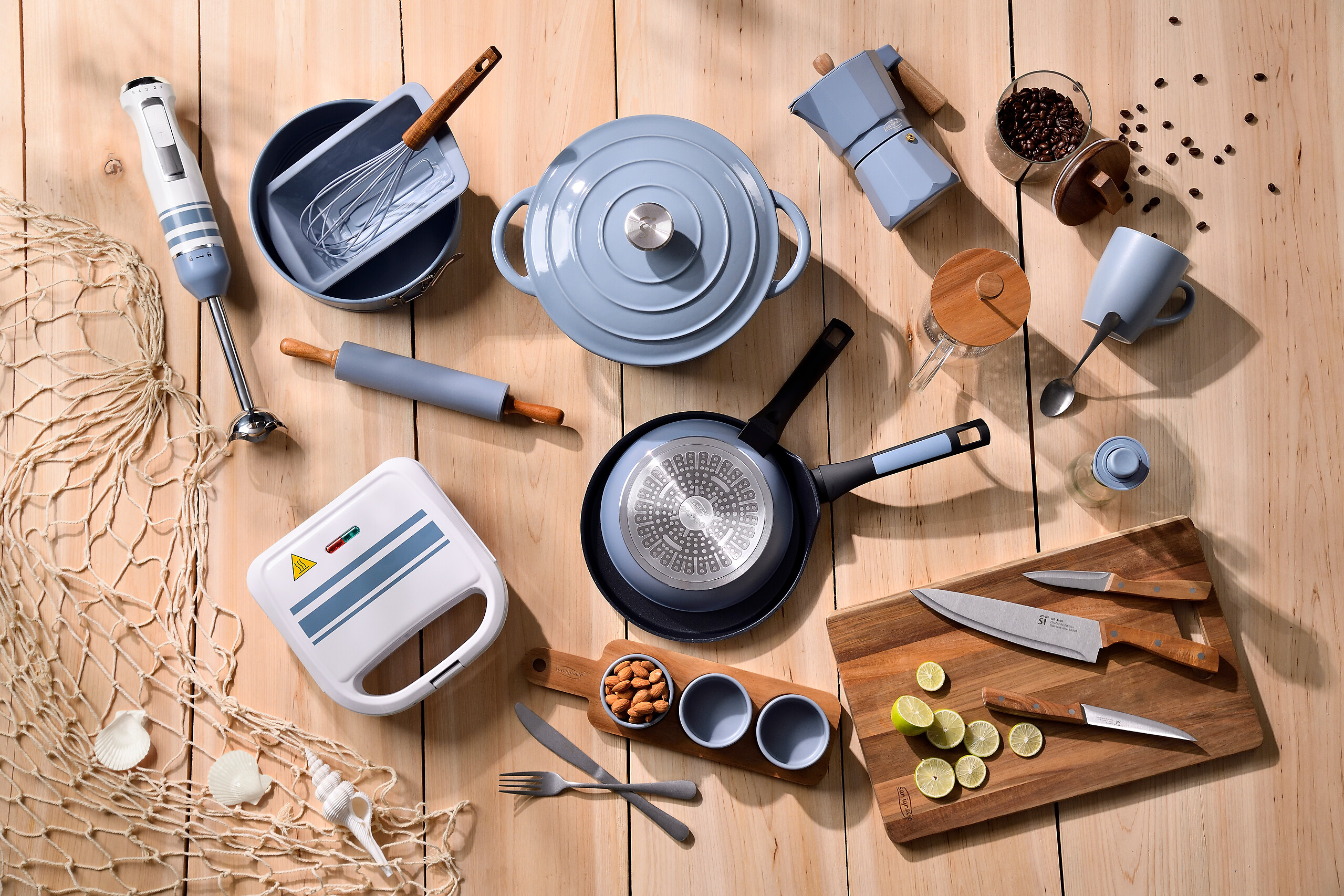 SAN IGNACIO Besteckset HAPPIE COLORS bunt Edelstahl 24 tlg.