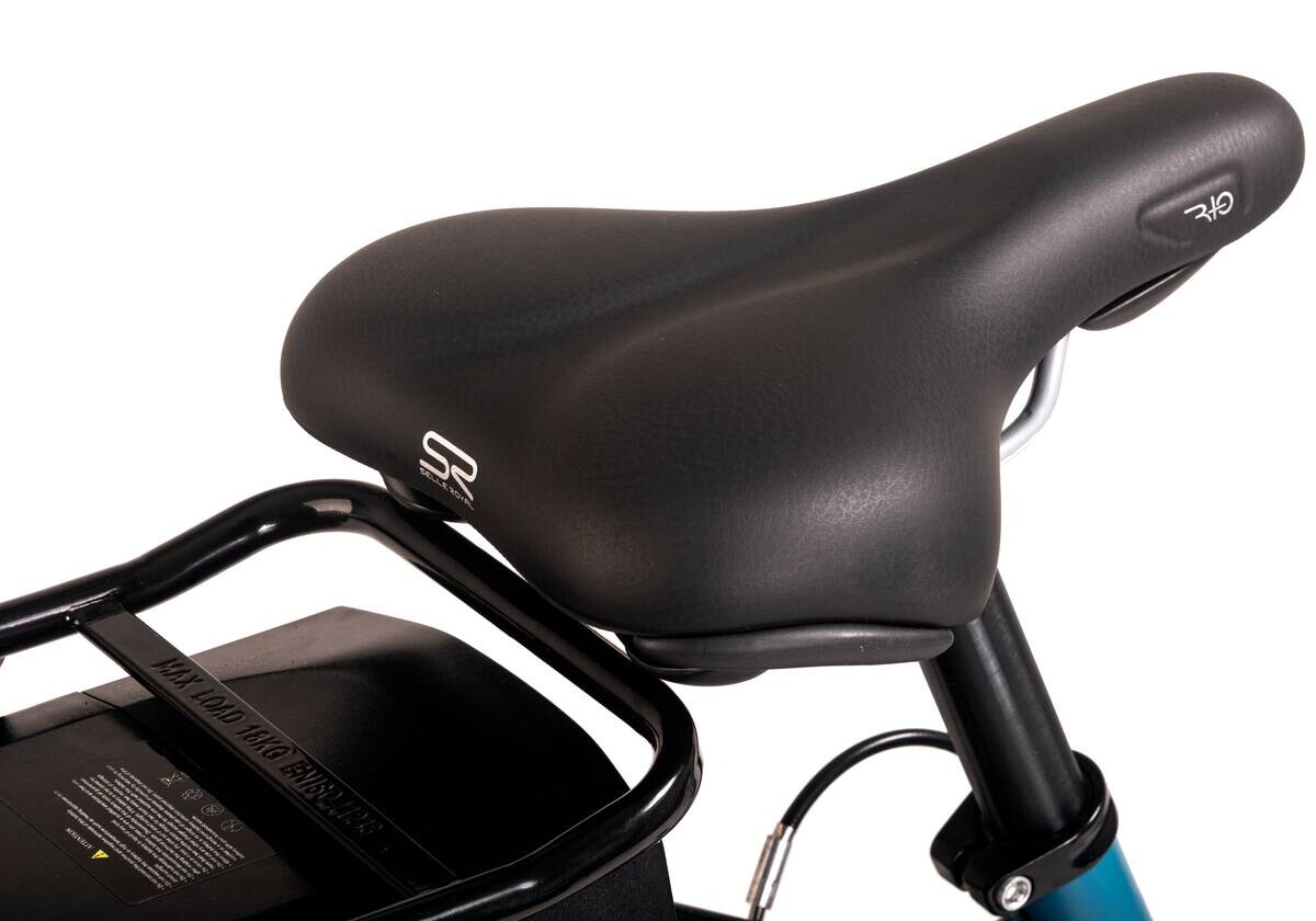 Hollandia City E-Bike Optima Basic KS188E 28 Zoll Rahmenhöhe 44 cm 7 Gänge türkis türkis ca. 250 W ca. 36 V ca. 28 Zoll