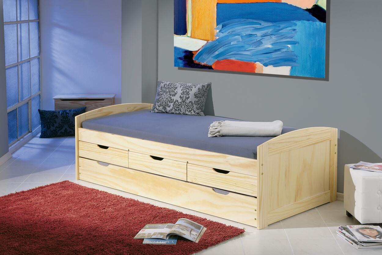 Funktionsbett Marinella natur Liegefläche B/L: ca. 90x200 cm