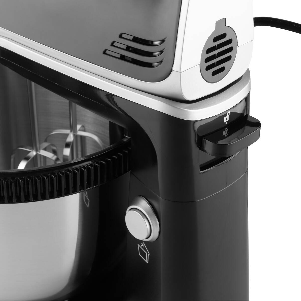 POCOline Mixer schwarz Kunststoff Edelstahl B/H/L: ca. 21,3x34,7x28,7 cm