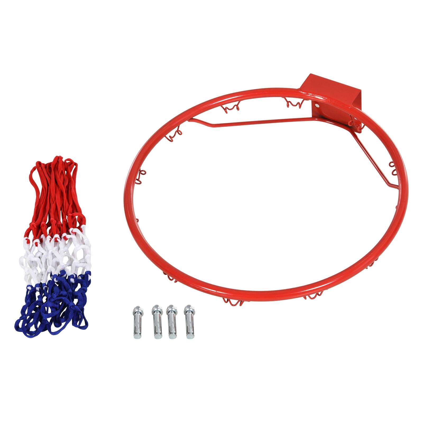 HOMCOM Basketballkorb rot H/D: ca. 46x46 cm