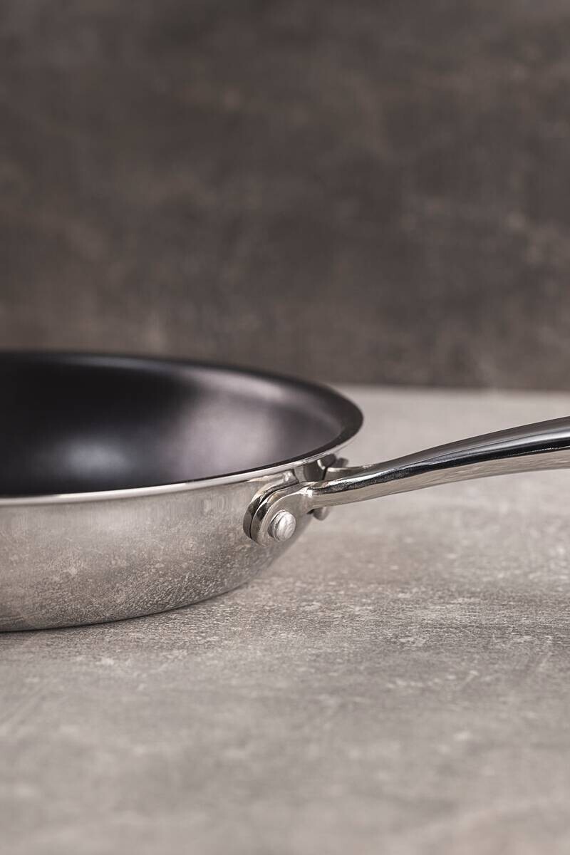 MASTERPRO Pfannenset PURE 3 silber Edelstahl 2 tlg.