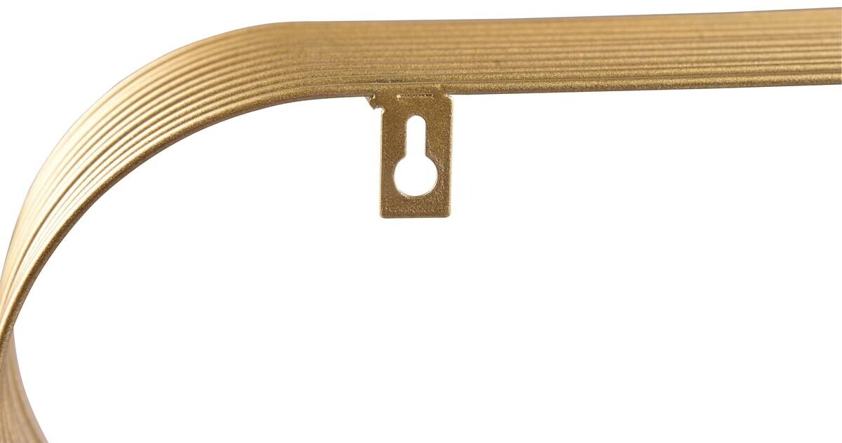Wandregal Jessica gold Optik Metall