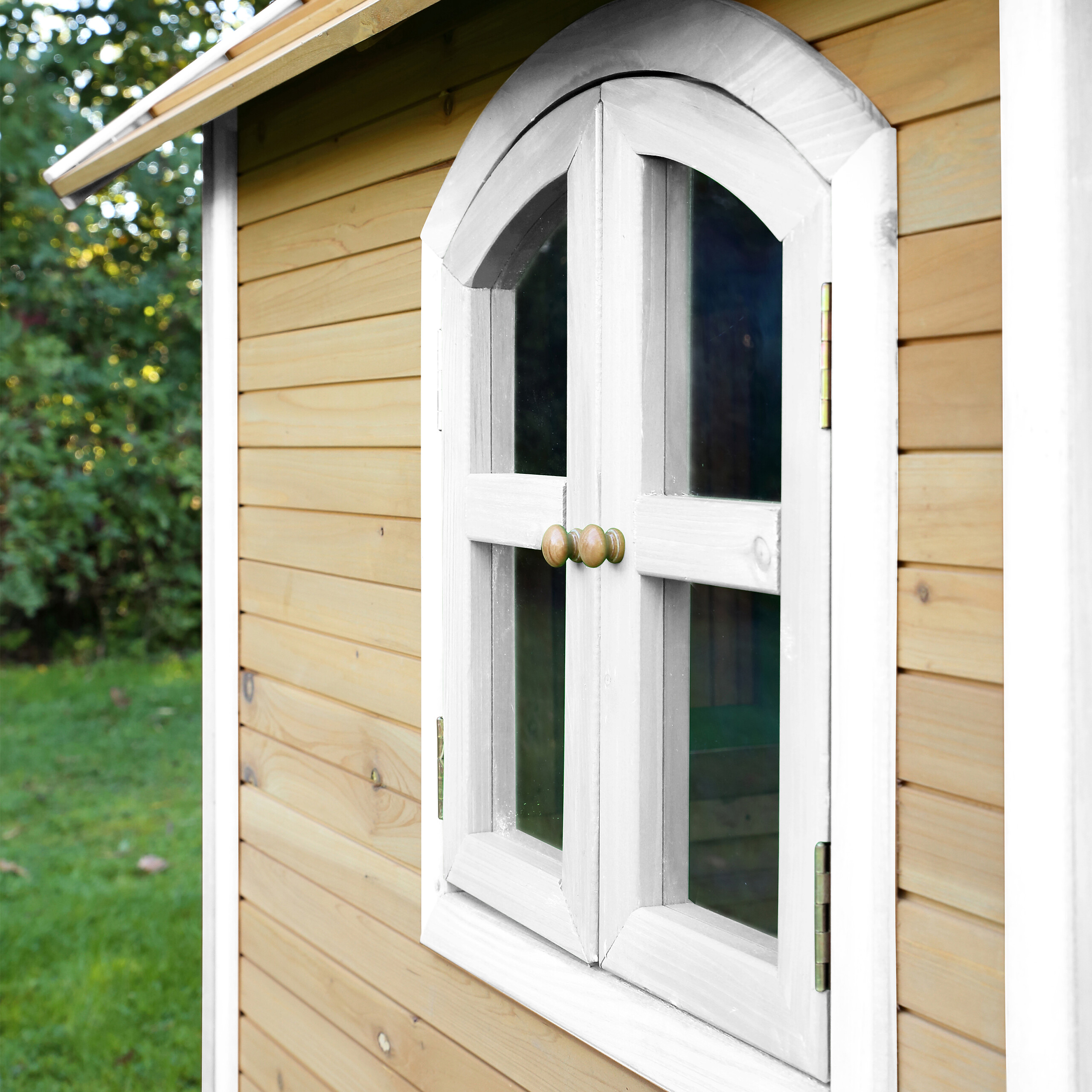 AXI Spielhaus Alex braun B/H/L: ca. 137x178x191 cm