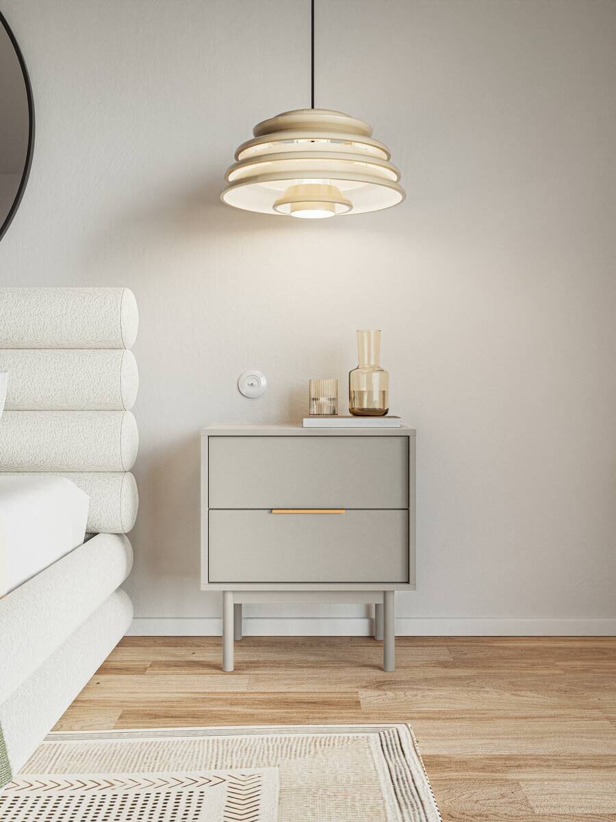 Nachtkonsole VIVA Cashmere B/H/T: ca. 54x63x39 cm