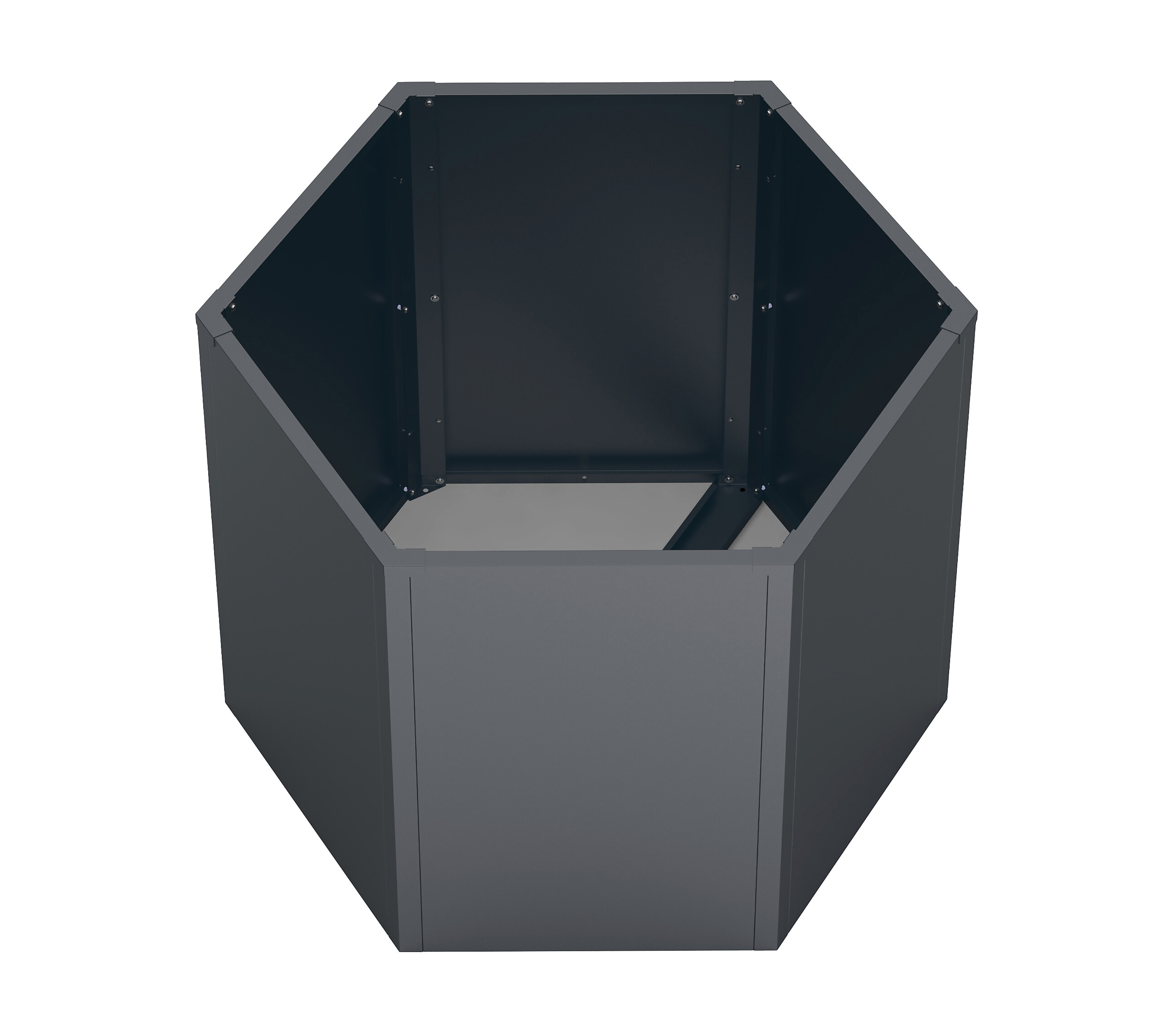 Westmann Hochbeet Varia anthrazit Metall B/H/L: ca. 100x77x100 cm